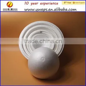 Styrofoam White Hollow Christmas Balls thumbnail-1
