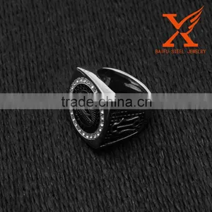In Stock Stainless Steel Silver Personalized Excellent Quality Shriners Masonic Rings thumbnail-5