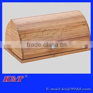 Natural Flip Bamboo Bread Box thumbnail-1
