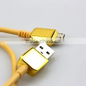 Micro Usb dc Charging Port Cable for Samsung Bright Yellow Shell thumbnail-3