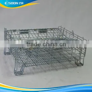Industry Foldable Steel Wire Basket for Warehouse Storage thumbnail-6