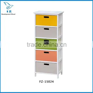Paulownia Solid Wood Furniture Storage Cabinet thumbnail-4