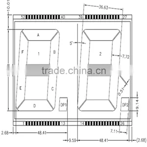 2 Digit Segment Type Custom Lcd Display thumbnail-4