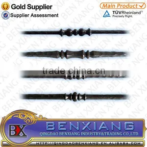 Iron Main Gate Design Decorative Iron Ornamental Use for Fence and Gate Forged Iron Pickets thumbnail-1