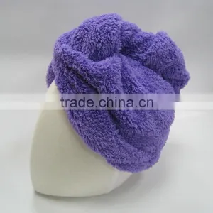 Super Absorbent Plush Microfiber Hair Wrap Hair Drying Towel thumbnail-3