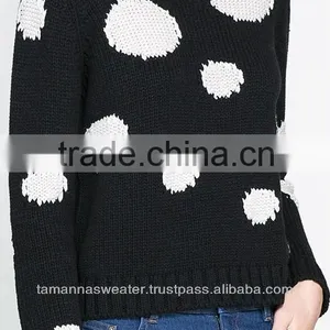 Women Deep Round Neck Button Up Autumn Thin Cropped Cardigan Sweater thumbnail-3