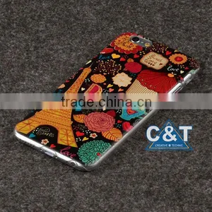 C&T Color Printing Hard PC Plastic Rubber Snap On Cute Phone Cases for IPhone 6s 4.7 Inch thumbnail-6