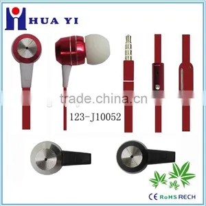 Free Sample Electronic Items Handsfree Cell Phone Stereo In-ear Earphone Headphone With Microphone thumbnail-1