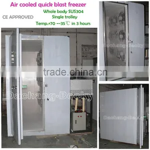Stainless Steel 304 Air Cooled Quick Blast Freezer With Single Trolley thumbnail-1