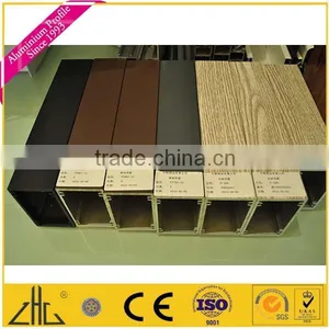 Wood Color Anodizing Polishing Aluminium Extrusion for Sliding Wardrobe Door All Types of 6063 Anodized Dies Aluminium Extrusion thumbnail-1