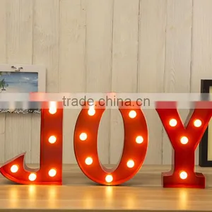 Decorative Plastic and Wood Letters Led Sign thumbnail-2