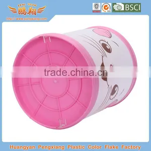 Plastic Fold Trash Can thumbnail-2