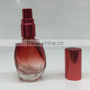 High Quality10ml Red Cylindrical Round Perfume Glass Bottle for Men and Women thumbnail-4