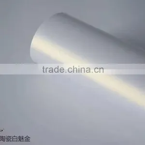 TSAUTOP High Qualtity ROHS Certificate 1.52*20m Air Free Bubbles Ceramic White Matte Chrome Auto Body Vinyl Wrap thumbnail-4