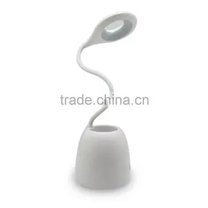 Portable Touch Sensor Multifuction Kid Eye-Protection Rechargeable Led Desk Lamp With Pen Container or Money Box thumbnail-6