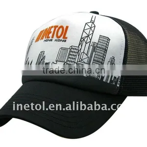 Custom 5 Panel Curved Bill Foam and Mesh Trucker Caps thumbnail-1