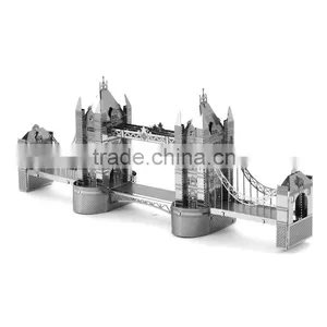 OEM 2016 New Product Londun Tower Bridge Educational DIY KT Super Board 3D Puzzle for Children China Wholesale thumbnail-1