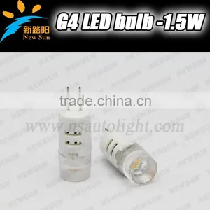 G4 1.5W Indoor Light Epistar 3020 DC/AC 12V Mini Led g4 Bulb Car Interior Light thumbnail-1