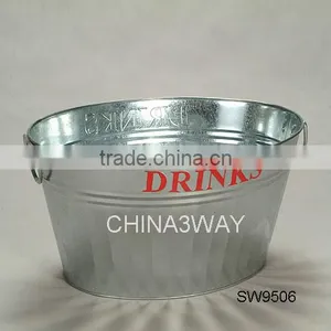 Metal Galvanised Beverage Tub thumbnail-3