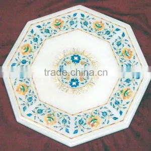 White Marble Coffee Table thumbnail-1