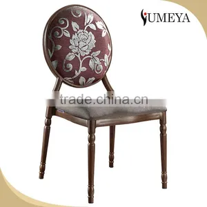 Wholesale Luxury Stackable Metal Hotel Wedding Chair Antique Banquet Chair thumbnail-4