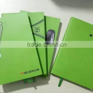 Custom a5 Size Perfect Bound Soft Cover PU Leather Note Book Pocket PU Notebook thumbnail-1