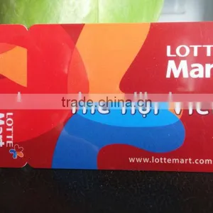 Laminated Plastic Combo Shopping Card With BarCode thumbnail-1