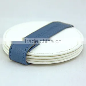 Fine Workmanship Round Folding Factory Price PU Pocket Mirror thumbnail-5