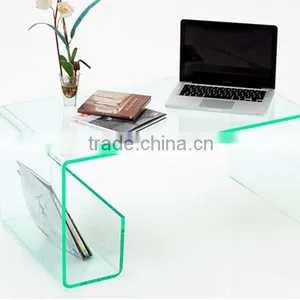 New Products Online Shopping Luxury Design Acrylic High Transarent Acrylic Rectangular Table thumbnail-1
