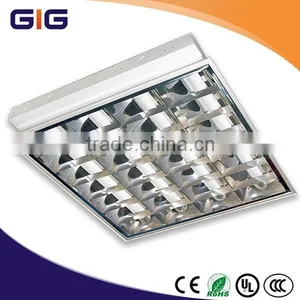 Flourescent Grid Lighting Fixture thumbnail-1