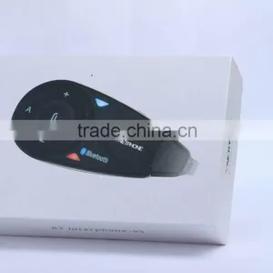 Vnetphone V5 1200m 5-way Full Duplex Intercom Motorcycle Bluetooth Headset Wireless bt Walkie Talkie thumbnail-1