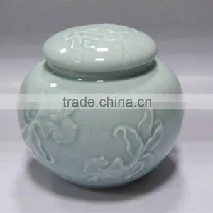 Porcelain Tea Caddy thumbnail-1