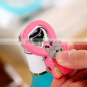 Wholesale Custom Cheap PVC Fridge Magnet Bottle Opener for Cola Drink thumbnail-5