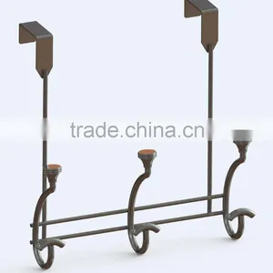 Manufactory OEM Service Provided Metal Over the Door Clothes Hanging Hooks thumbnail-1