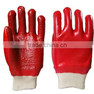 High Quality Heavy Duty Terry Toweling Liner Pvc Glove thumbnail-1