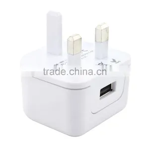 Hot Sale New Arrival 5V 2.1A Singapore Usb Charger With UK Plug thumbnail-1