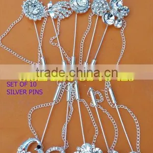 Hijab Pins- Scarf Pins Abaya -Nakab Pins-Islamic Pins-stone Dress Pins thumbnail-2