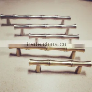 Cheap Price High Quality Bamboo Zinc Alloy T Bar Pull /handles for Furniture thumbnail-1