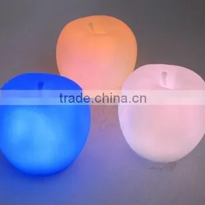 LED Night Light, Colorful Apple Night Light thumbnail-1