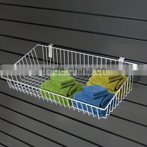 Retail Shop Wall Mounting Metal Display Wire Basket thumbnail-4