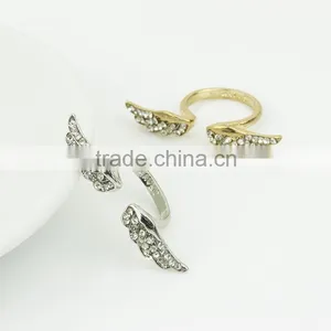 Fashion Engagement Ring Jewellery Wing Rings thumbnail-2