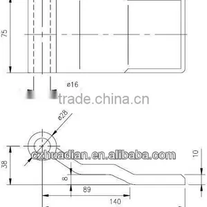 Container Door Locking Hinge Lug thumbnail-5