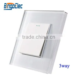 EU/UK Standard 1gang 3way Push Wall Switch, Intermediate Switch thumbnail-1