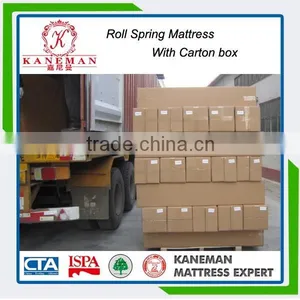 Queen Size Honey Mattress Roll Pocket Spring Mattress In Box thumbnail-4