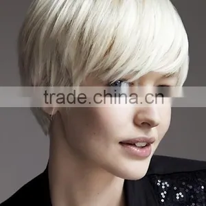 2015 Trendy Pixie Short Cut Blonde Wig for Lady thumbnail-1
