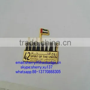 UAE National Day Gifts Uae Flag Lapel Pin Badge,UAE Badge With Magnet thumbnail-2