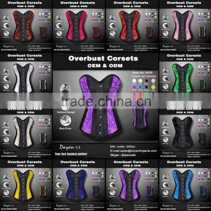 Sexy Super Plus Size Corset Shaper Type Steampunk Corset Gothic Corset thumbnail-2