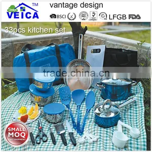 China Export Elegant Shape 33 Pcs Kitchen Queen Cookware thumbnail-1