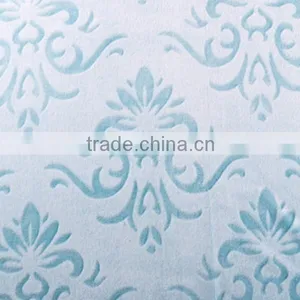 Flower Embossed Flannel Fleece Fabric,3d Bedding Sets Fabric thumbnail-5