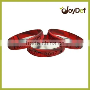 Custom Debossed Silicone Bracelets, Customized Silicone Bracelets thumbnail-1
